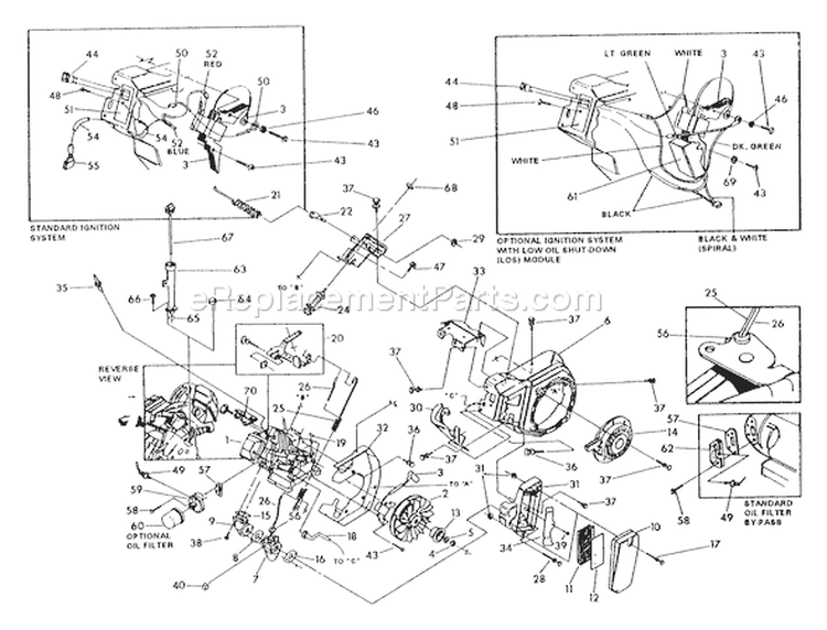 Page A Diagram and Parts List for 0640-0  Briggs and Stratton Pressure Washer